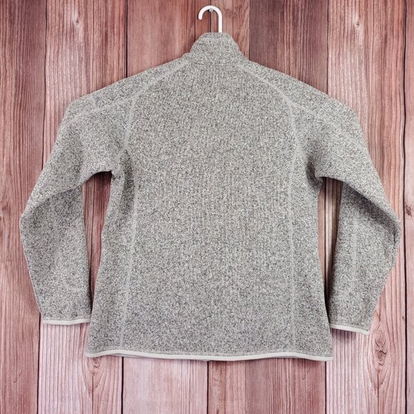 *READ* Patagonia Womens XL Better Sweater Jacket Full Zip Fleece Oatmeal 25542 - Picture 3 of 14